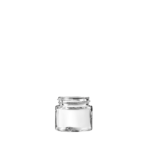 1oz 40-400 Glass Straight Sided Jar