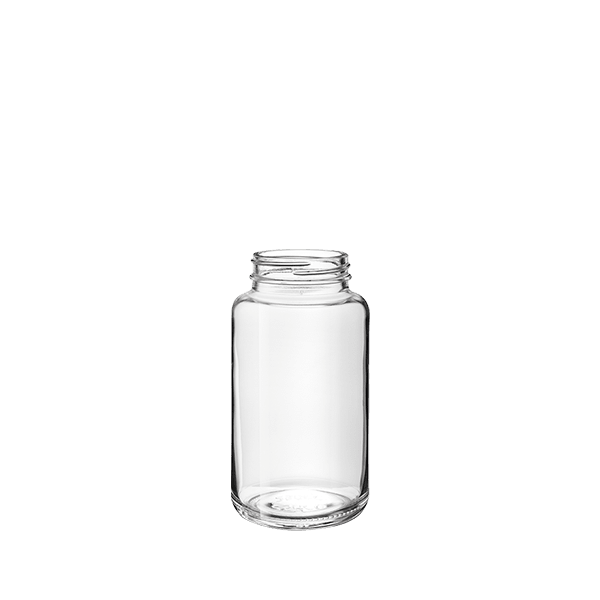 8.5oz 48-400 Glass Round Jar