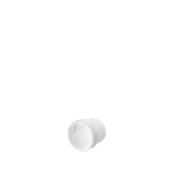 The image shows the Calaso PP Dropper DIN18. It features a sleek, cylindrical design with a smooth, shiny black finish. The dropper cap is ergonomically shaped, ensuring easy handling, and is attached to a clear glass pipette. The product is designed for precise dispensing of liquids. The overall appearance is modern and professional.