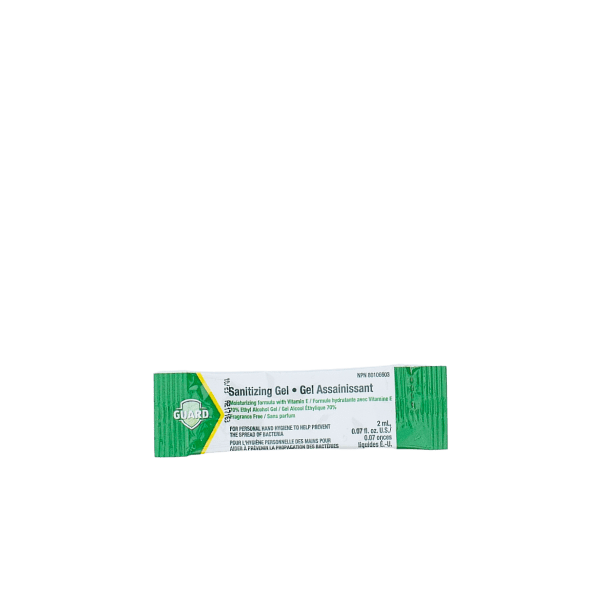 The image shows a Mono UniStick 18ml packaging pouch. It is a small, rectangular stand-up pouch with a sleek, minimalist design. The pouch appears to be made of a smooth, semi-transparent material, likely polypropylene. The front of the pouch is plain, with no visible text or branding, and it has a tear notch at the top for easy opening. The packaging is designed to hold liquids or gels and has a flat base that allows it to stand upright.