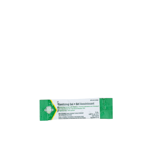 The image shows the Expack 0.7oz PP Standup Pouch Mono UniStick 21ml. It is a small, clear, flexible stand-up pouch with a spout on top for easy dispensing. The pouch has a rectangular shape with a wide base that allows it to stand upright. The material is transparent, showcasing the contents inside. The spout is centrally located at the top, sealed, and designed to be opened just before use. The pouch appears to be lightweight and portable.