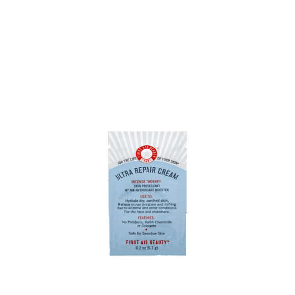 The image shows a 0.2oz PE Sachet Classic by Identipak. The sachet is white and rectangular with a minimalist design. The front side of the sachet prominently features the Identipak branding at the top. The sachet appears to be sealed, with a clear edge around the perimeter, indicating it is ready for use.