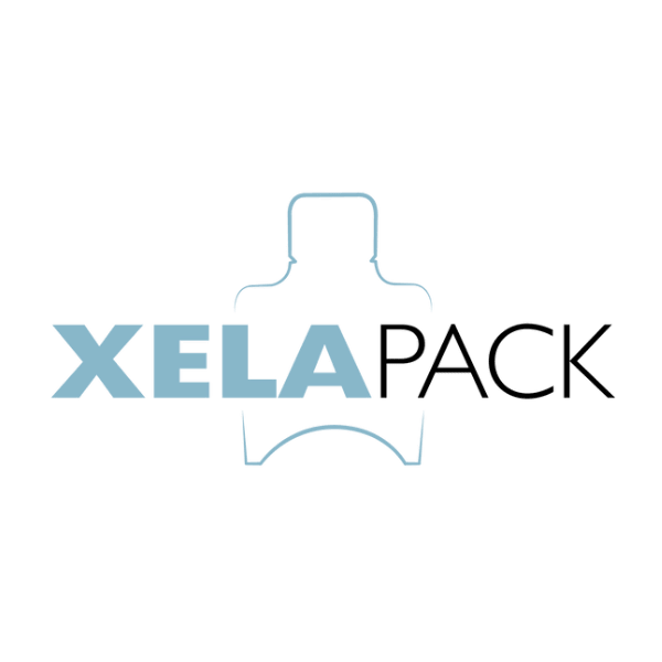 The image shows the Xela Pack 0.2oz Paper Sachet (5ml) in Standard White. The sachet is rectangular with a clean, minimalist design. The front side of the sachet is plain white, providing a blank canvas suitable for branding or labeling. The packaging appears sleek and functional, designed to hold a small volume of product. The edges are neatly sealed, emphasizing its compact and portable nature.