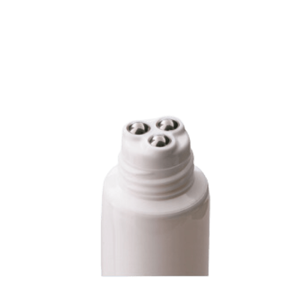 The image shows a small, transparent plastic tube designed for packaging. The product is the "Garrett Hewitt International 0.03oz PE Tube D22 QQ3 (25ml)." The tube has a cylindrical shape with a white screw cap at the top. The body of the tube is clear, allowing the contents to be visible. The tube is standing upright on a plain white background.