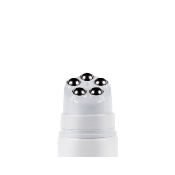 The image displays the Garrett Hewitt International 0.2oz PE Tube. The tube is white and cylindrical with a smooth, matte finish. It features a flat, screw-on cap at the top, which is also white. The overall design is simple and clean, with no visible branding or text on the surface. The tube appears to be designed for cosmetic or personal care products, given its size and shape.