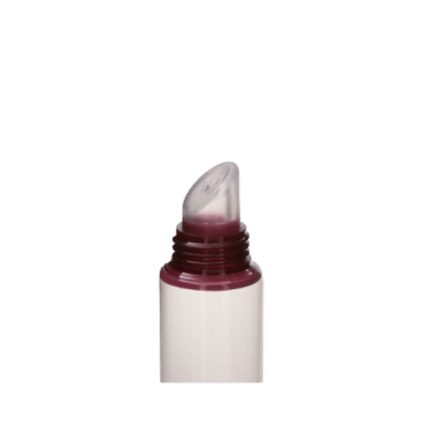 The image features the Garrett Hewitt International 0.01oz PE Tube D19-ST6 10ml. The product is a small, white, cylindrical plastic tube with a screw-on cap. The tube is designed for holding and dispensing small amounts of liquid or cream. The tube appears to be plain with no visible branding or text on its surface. The cap is slightly wider than the tube, allowing for easy opening and closing. The overall appearance is simple and utilitarian.