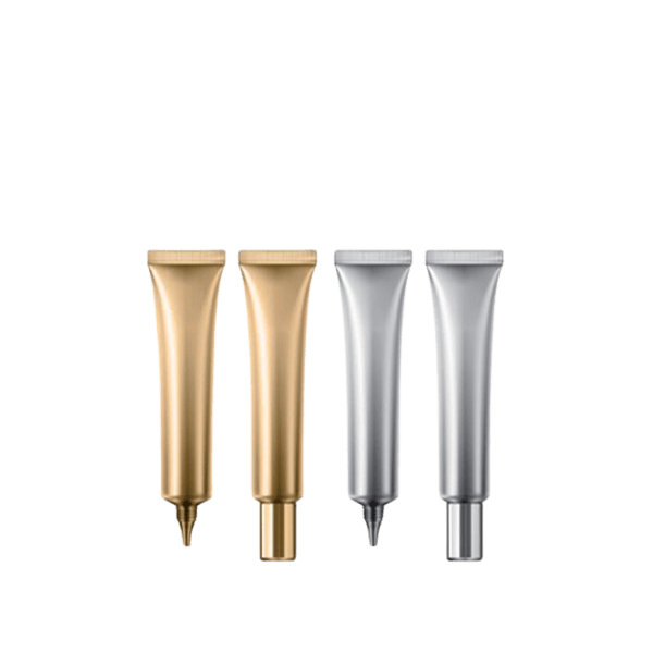 The image shows a 0.7oz PE Tube COEX Round by Burhani Packaging Solutions. The tube is white with a smooth, glossy finish and features a cylindrical shape. It is capped with a white screw-on cap that matches the tube's body. The product is displayed against a plain white background, highlighting its clean and simple design.