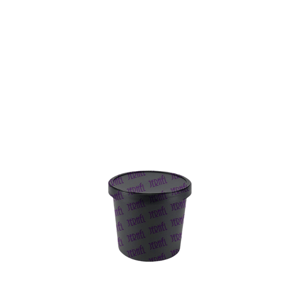The image displays the Jerhel Plastics Inc. 6-8oz Jar (JI-10140). The jar is cylindrical with a smooth, clear plastic body and a wide opening. It is shown without a lid, emphasizing its spacious interior and straight, even sides. The jar's transparency allows for full visibility of its contents, making it suitable for various storage needs. The overall appearance is sleek and functional.
