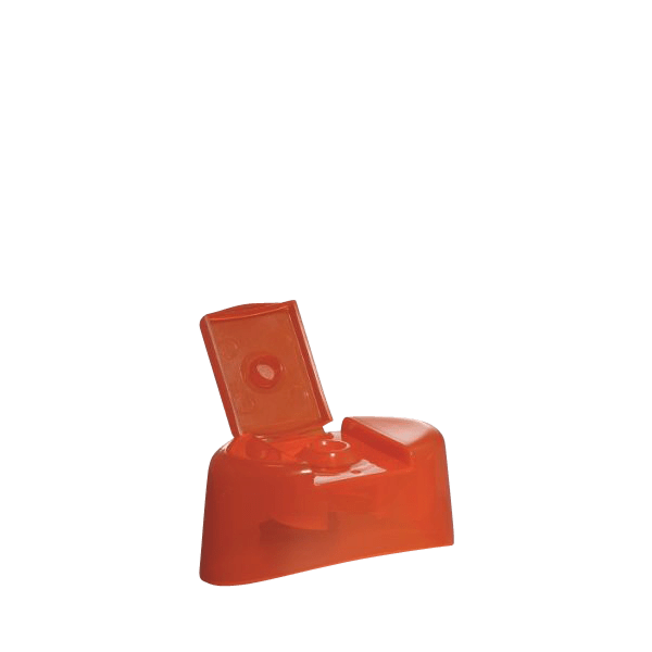 The image shows a Menshen PP Flip Top Cap. The cap is predominantly white and features a smooth, rounded design. The top part of the cap is hinged, allowing it to flip open and close securely. The cap appears to be made of durable plastic material and is designed to fit onto the top of various containers. The overall appearance is sleek and functional, with clean lines and a minimalist aesthetic.