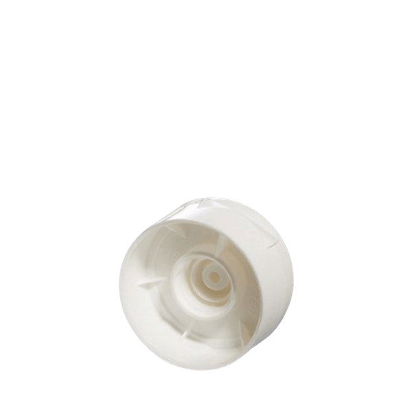 The image shows the MENSHEN PP Tube Cap M15 Tube Closures. These are small, cylindrical caps designed to fit onto the ends of tubes. They are made of polypropylene material and are shown in a neutral color. The caps have a smooth surface with a slightly domed top, and there is a visible seam running around the circumference of the cap near the base. The product appears to be designed for secure sealing of tube openings.