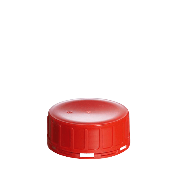 The image shows a Menshen PP Threaded Closure 80 Chemical Closure. The closure is circular with a threaded design, allowing it to be screwed onto a corresponding container. It appears to be made of plastic and has a smooth, slightly domed surface on the top. The overall color of the closure is a uniform white.