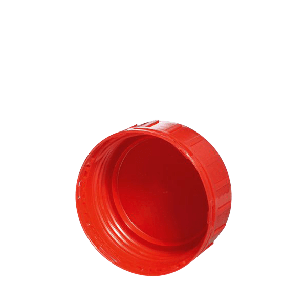 The image shows a Menshen PP Threaded Closure 80 Chemical Closure. The product is a white, round, plastic cap designed for sealing chemical containers. It features a threaded design for secure attachment and an integrated sealing mechanism to prevent leaks. The closure appears robust and functional, suitable for industrial use.