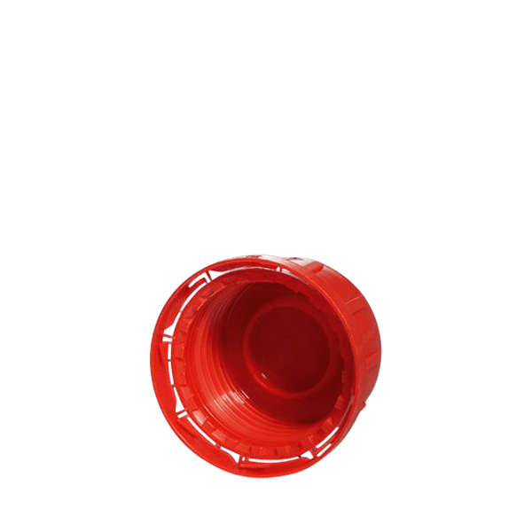 The image shows a white, round, plastic threaded closure with a ridged grip design on the sides. The product, named "MENSHEN PP Threaded Closure 45 Chemical Closure," features a flat top surface with no additional markings or logos. This closure is designed to be screwed onto a compatible container, creating a secure seal.
