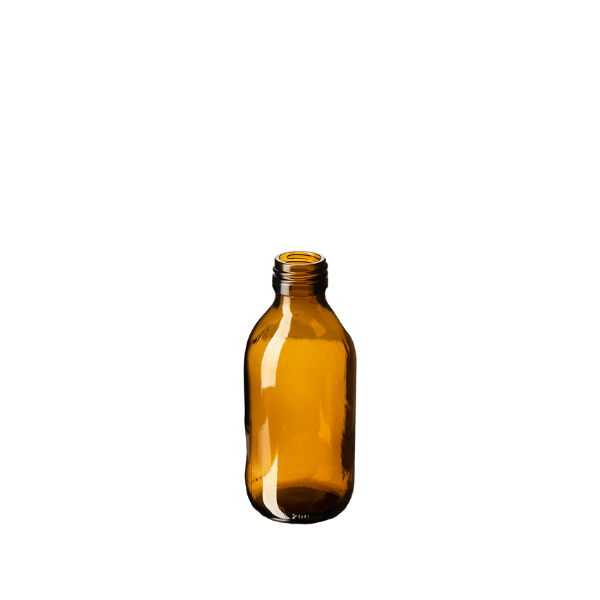 6.8oz 28-410 Glass Bevel Bottle
