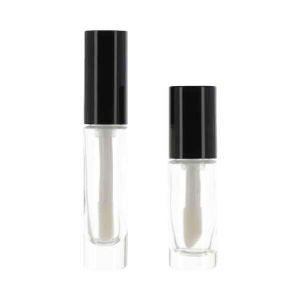 0.5oz Glass Cylinder Lip Gloss Tube