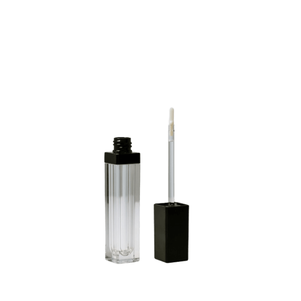 0.2oz /7ml Great Frida PET Square Lip Gloss Tube with Pure Applicator