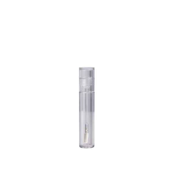 0.1oz /4ml Helen PET Cylinder Lip Gloss Tube with Comfy Applicator