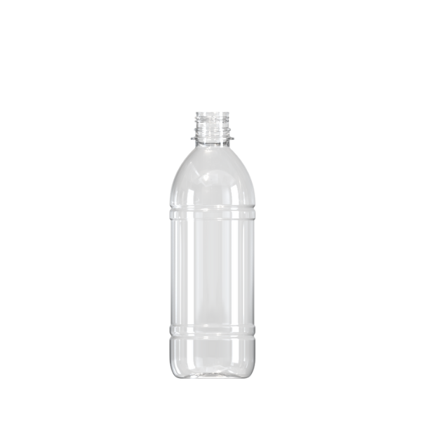 16.9oz /500ml 28-PCO-1810 PET Round Bottle