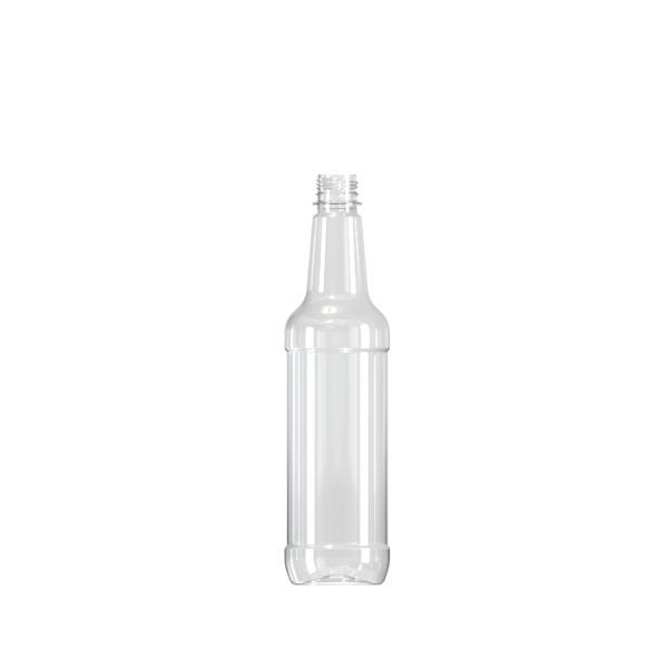 25.4oz /750ml 28-PCO-1810 PET Bevel Bottle