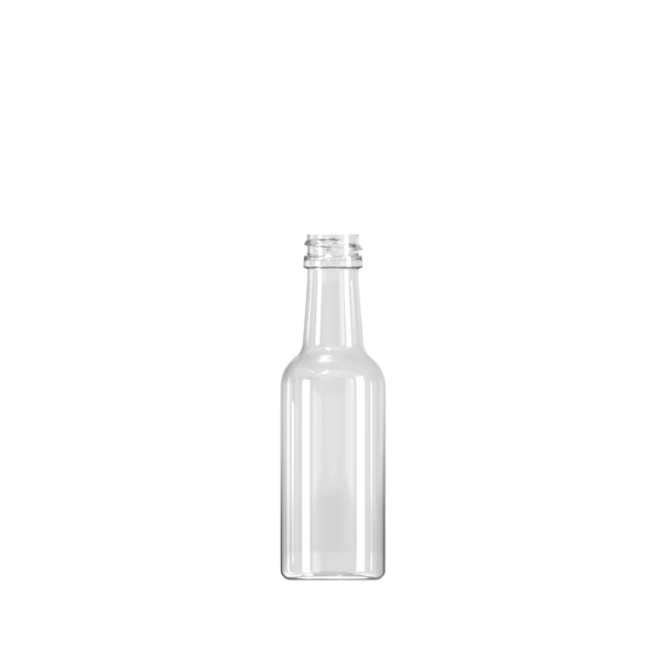 1.7oz /50ml 18-ROPP PET Bevel Bottle