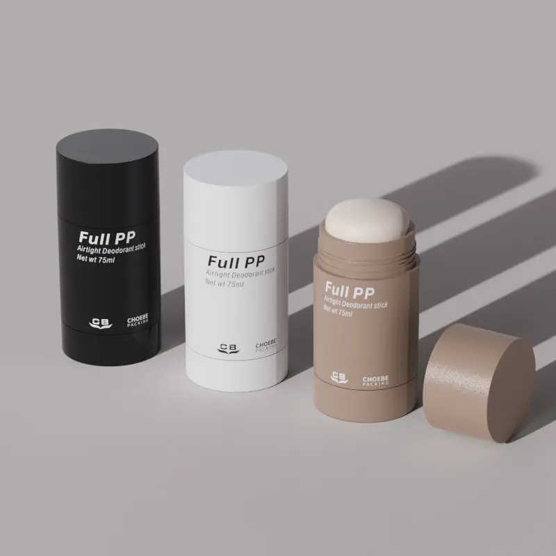 Choebe Group mono-material PP deodorant stick with airtight design