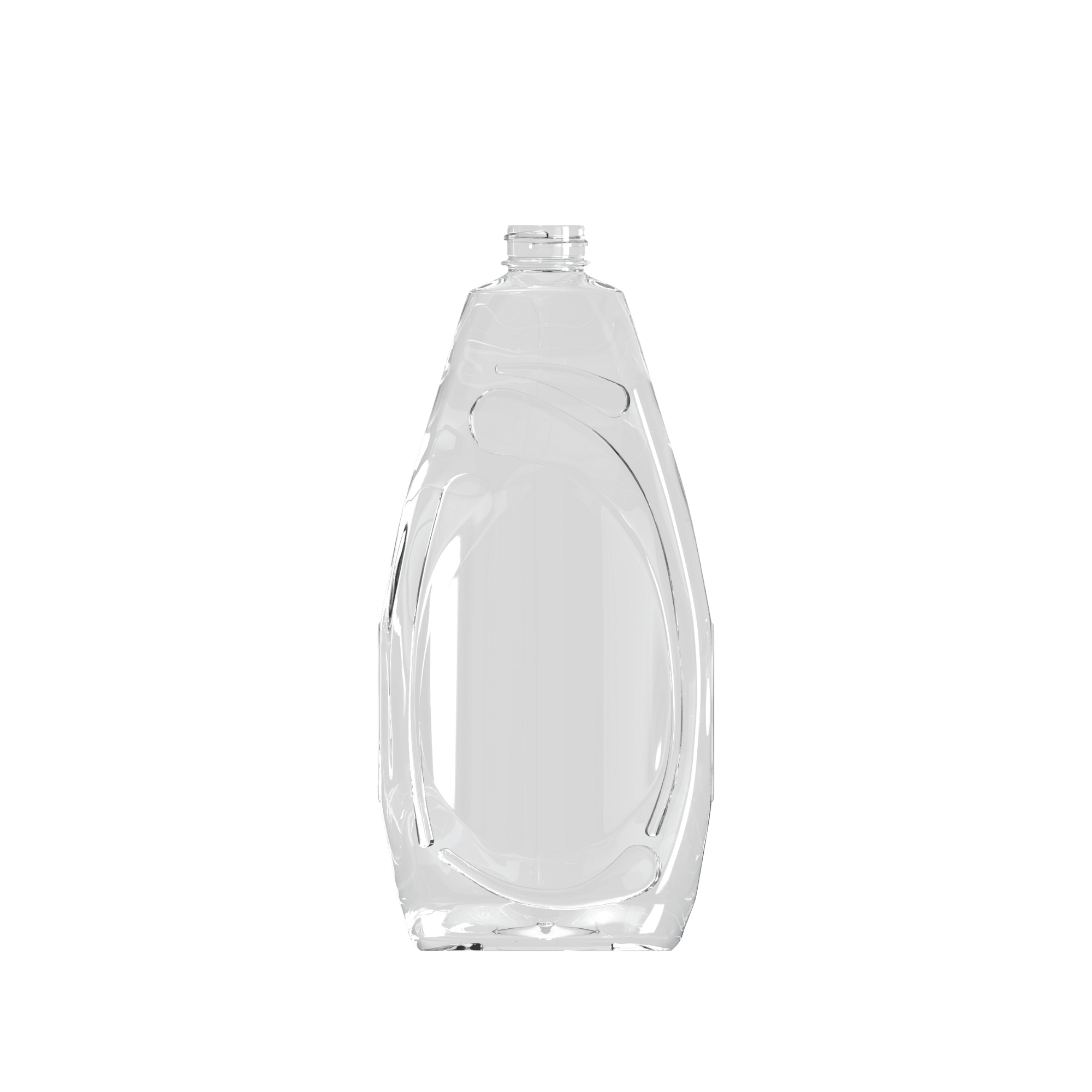 24oz 28-400 PET Oval Bottle