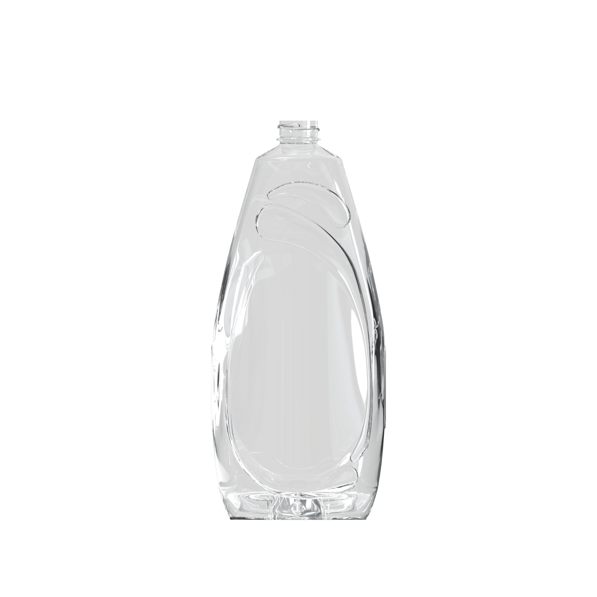 50.0oz 28-400 PET Square Bottle