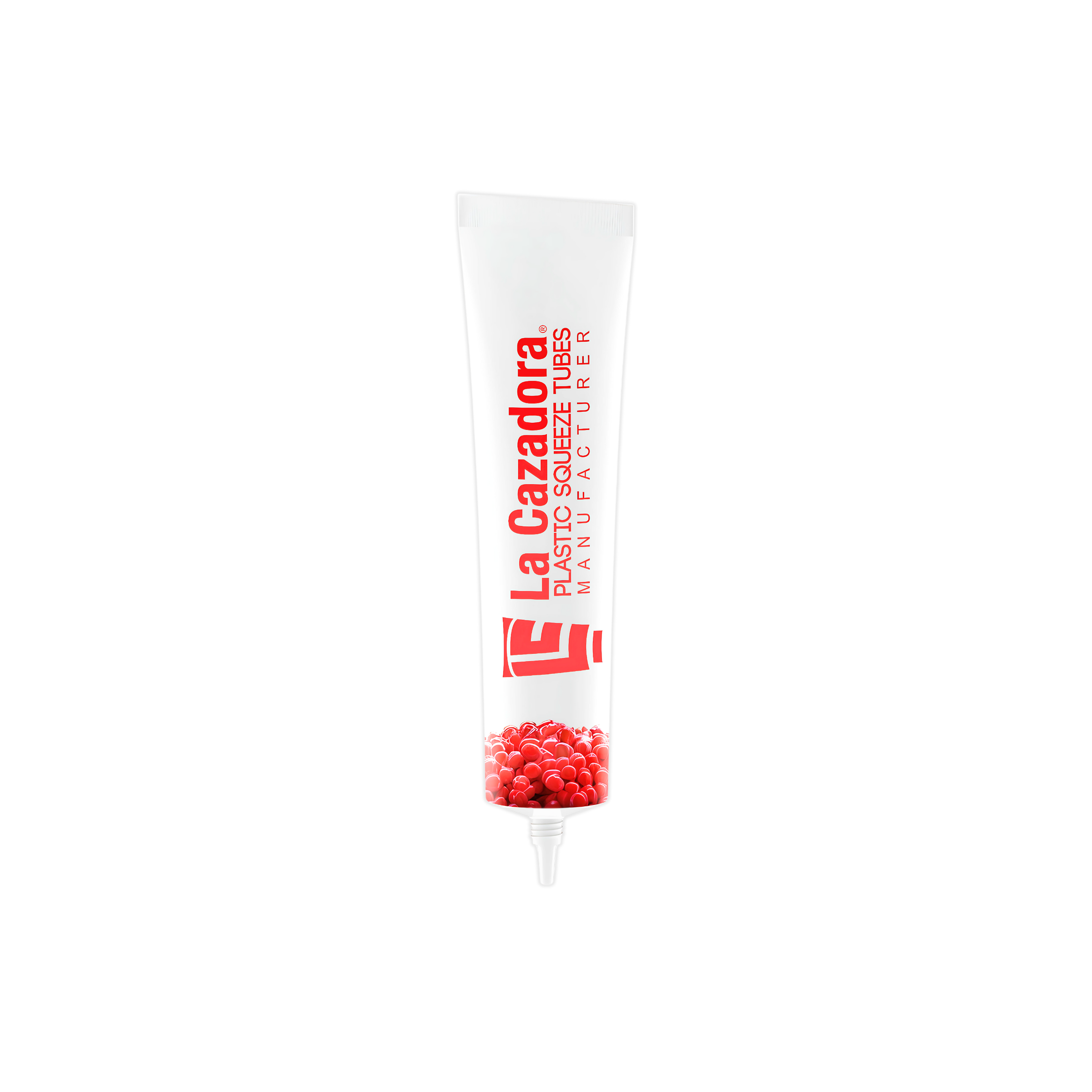 25mm 1.8oz /52ml PE Monolayer M9 Dispenser Tip Squeeze Tube