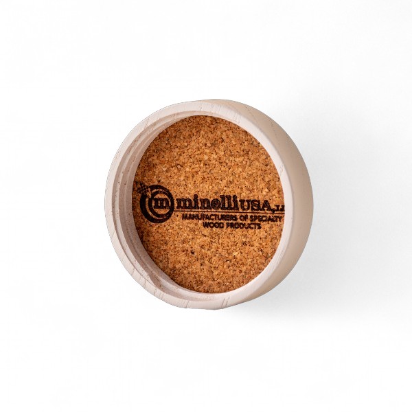 Monomaterial Wood 38-400 Threaded Closure with Cork Sealing Disc