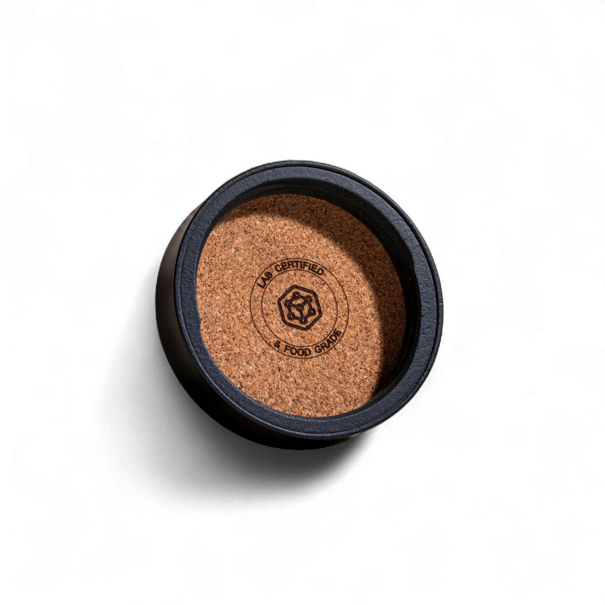 Monomaterial Wood 100-400 CORDISK Threaded Closure with Cork Sealing Disc