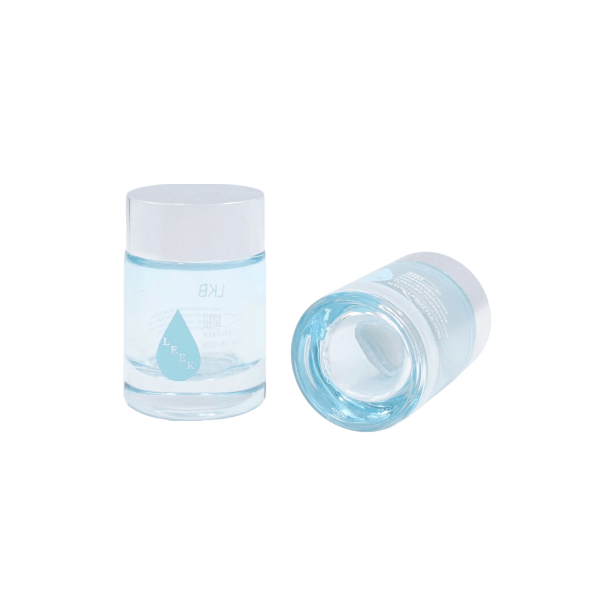 1.7oz Glass Straight Sided Jar with Flush Straight Sided Closure