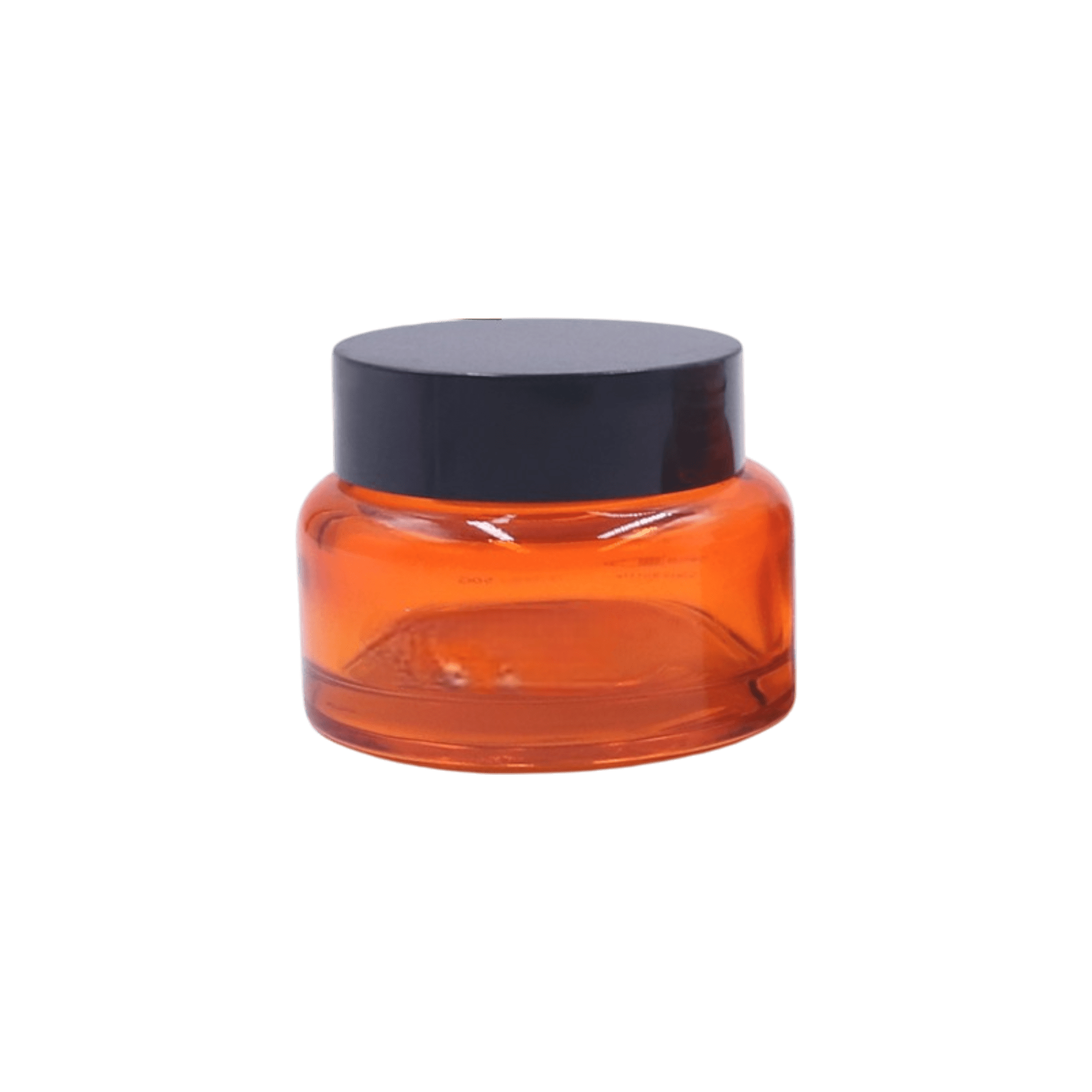 1.7oz Glass Round Jar with Straight Sided Closures