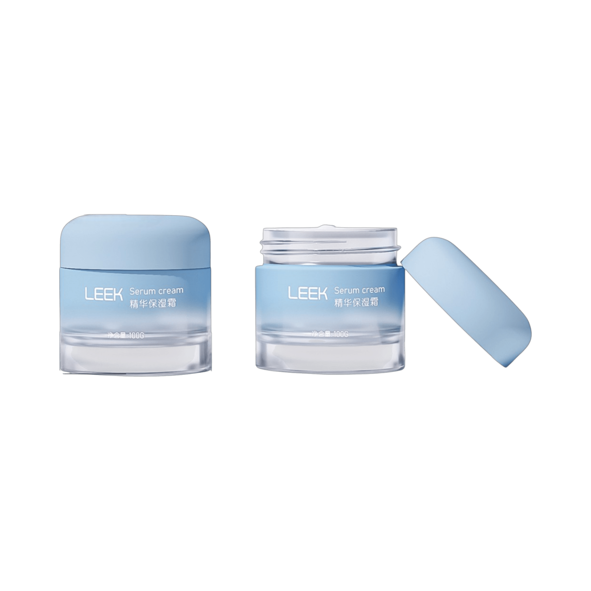 3.4oz Glass Straight Sided Jar with Flush Domed Closure