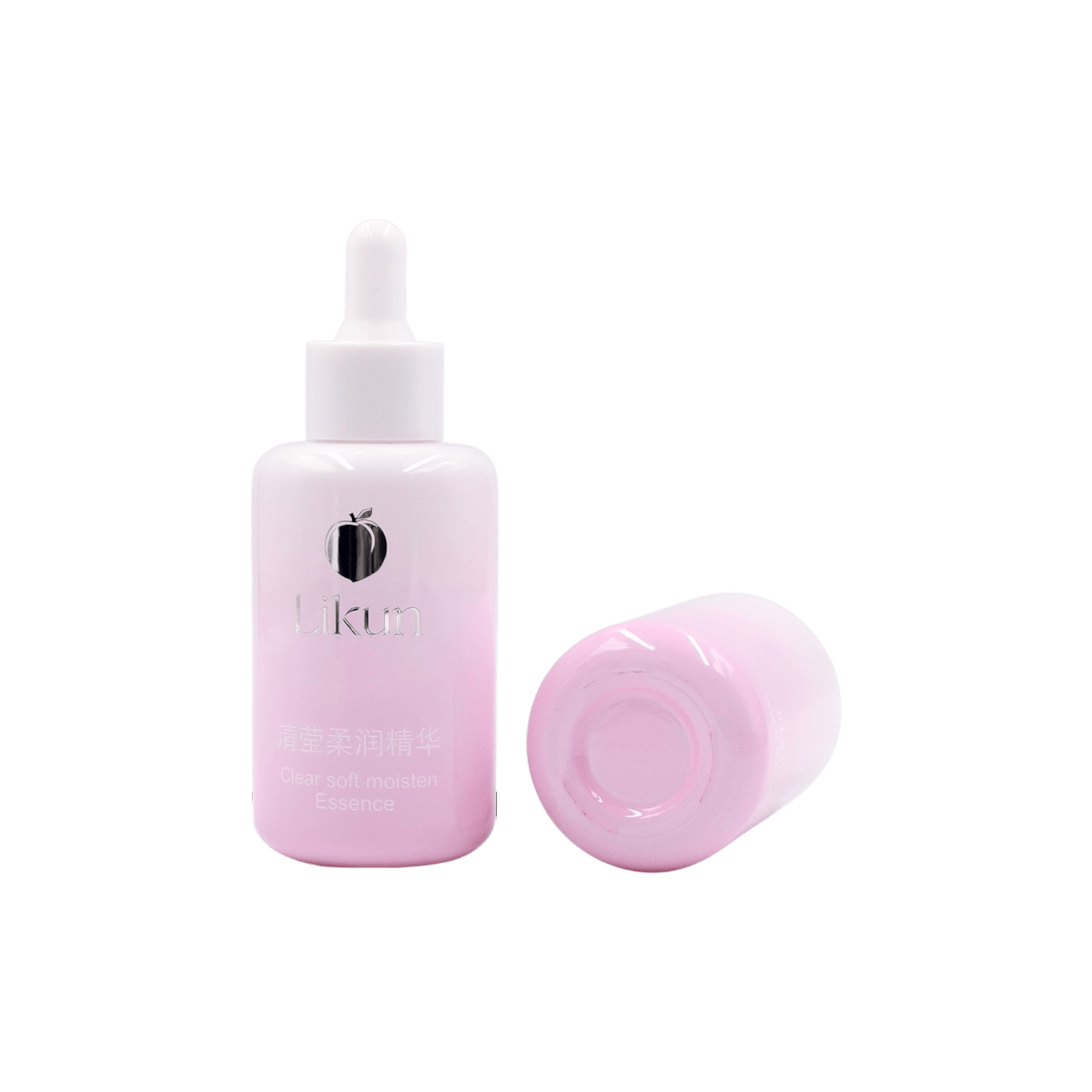 1.7oz Glass Round Dropper Bottle with Bulb Dropper