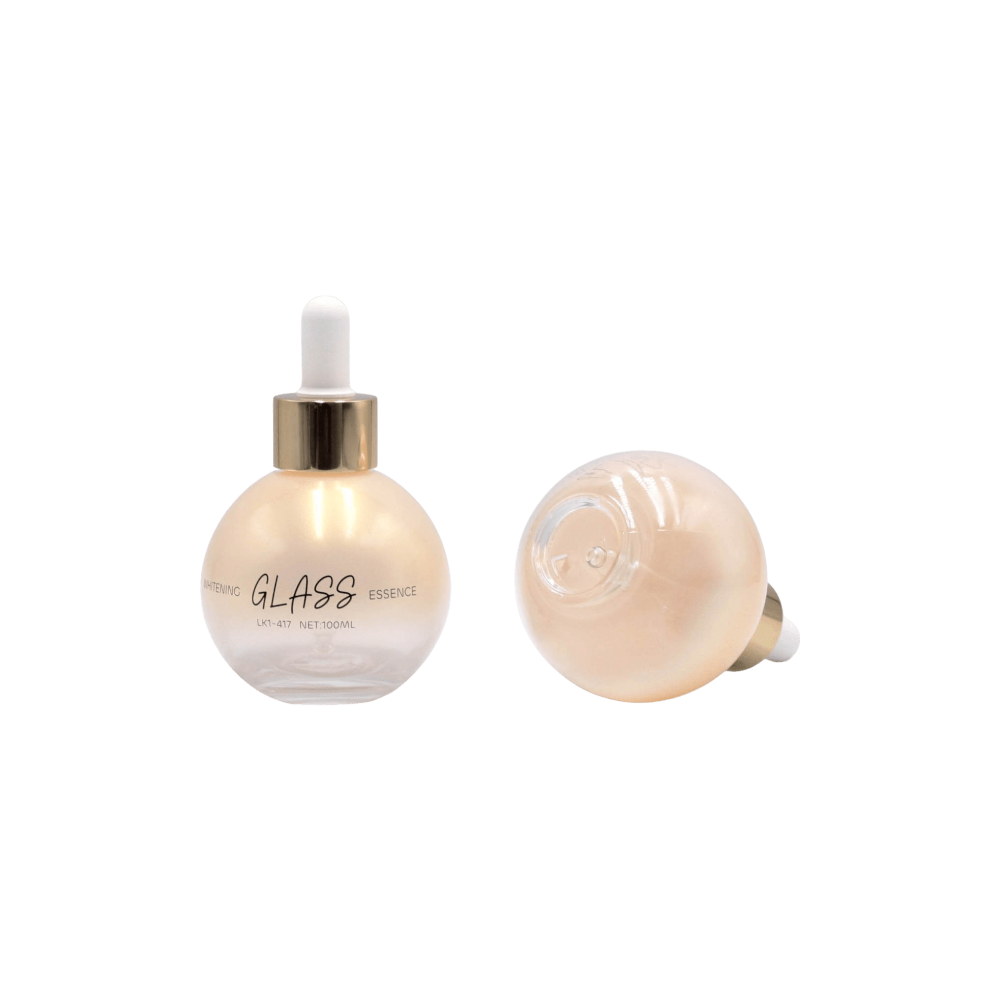 3.4oz Glass Specialty Dropper Bottle with Bulb Dropper