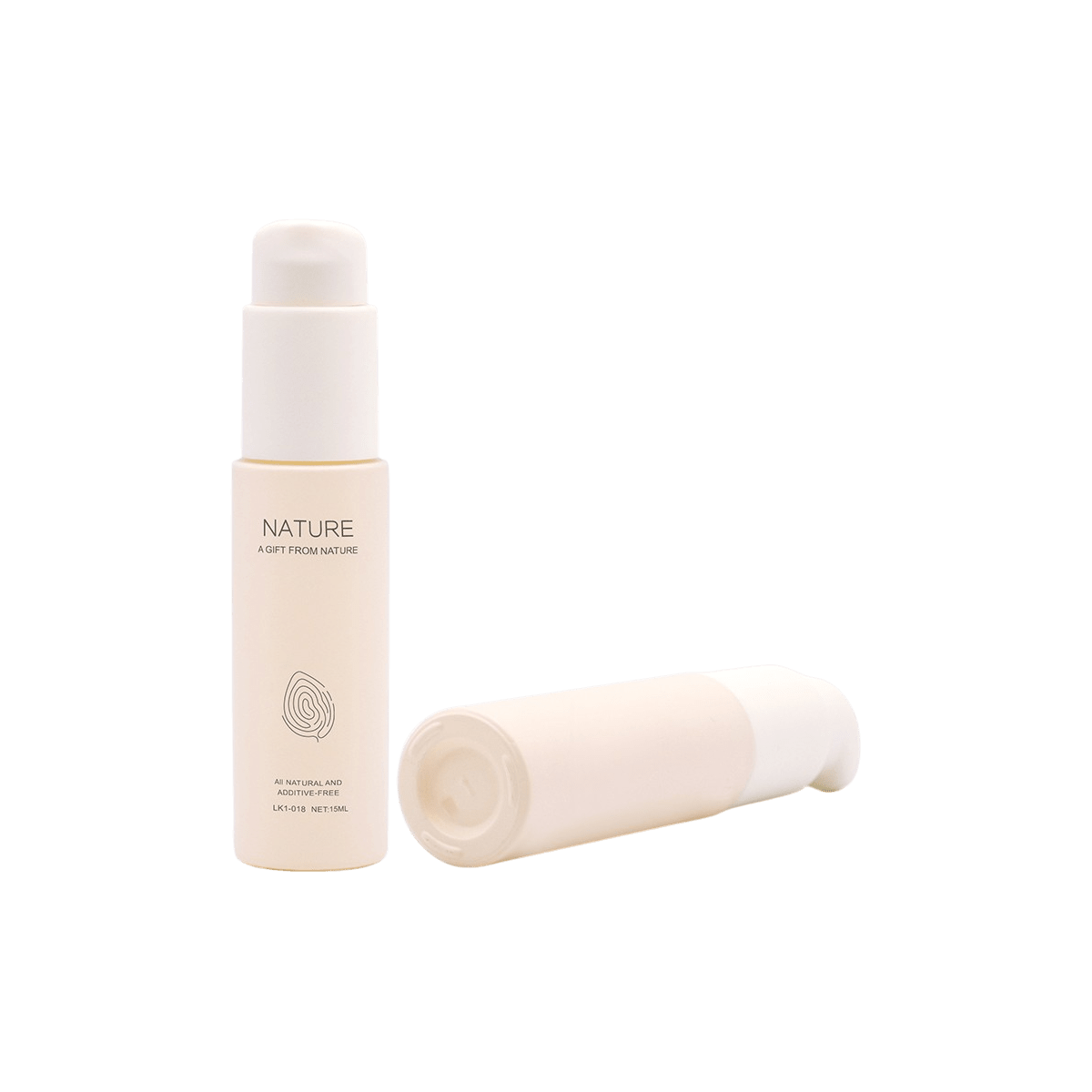 0.5oz Glass Cylinder Bottle with Pump