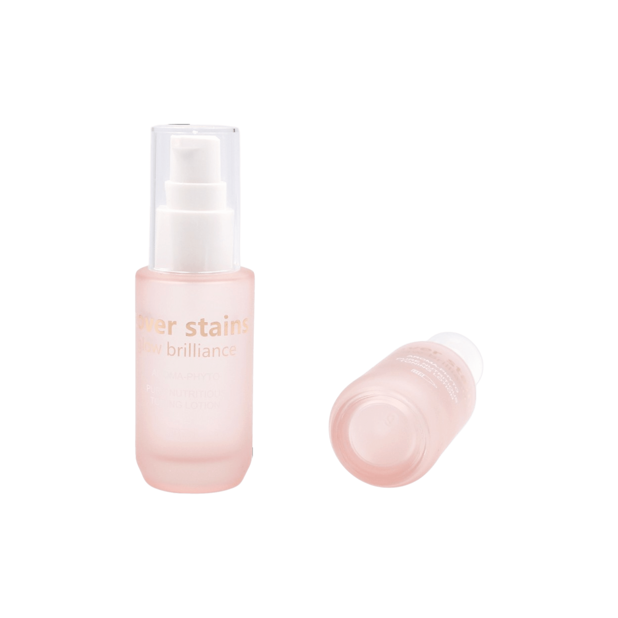 1oz Glass Round Bottle with Pump