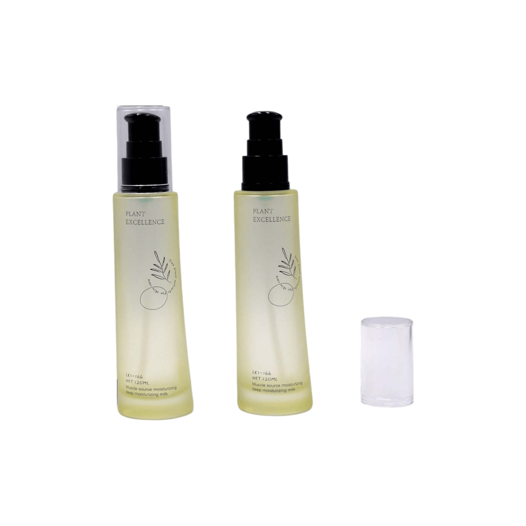 4.1oz Glass Specialty Bottle with Pump