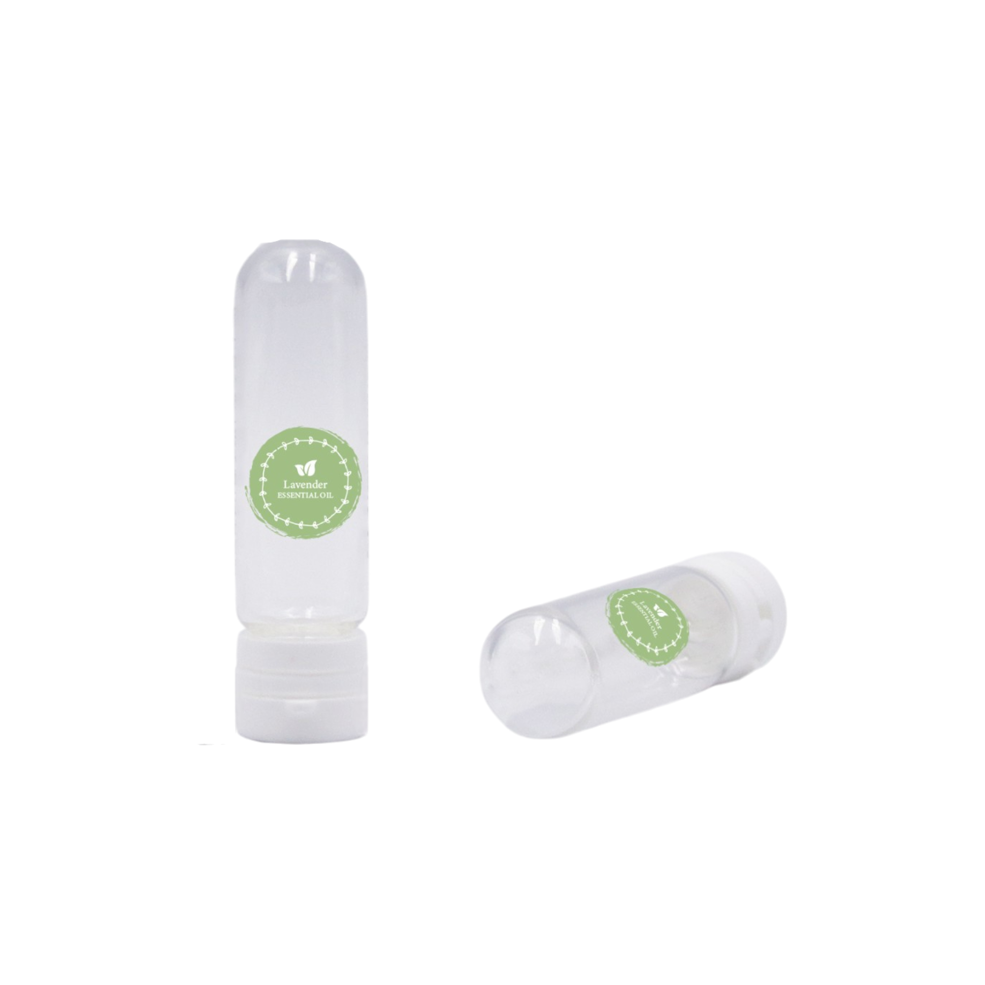 0.1oz Glass Vial with Snap-On Cap