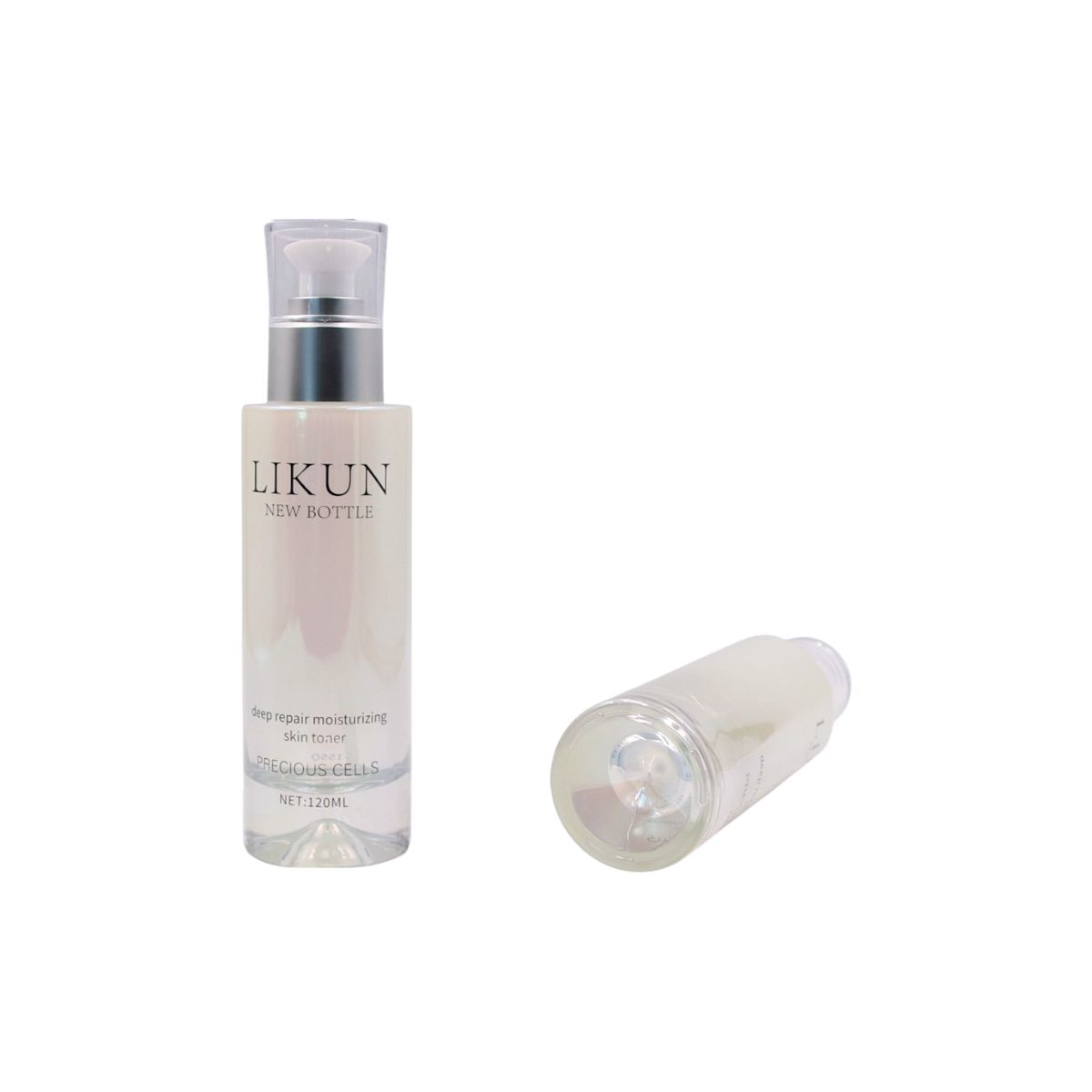 4.1oz Glass Cylinder Bottle with Pump