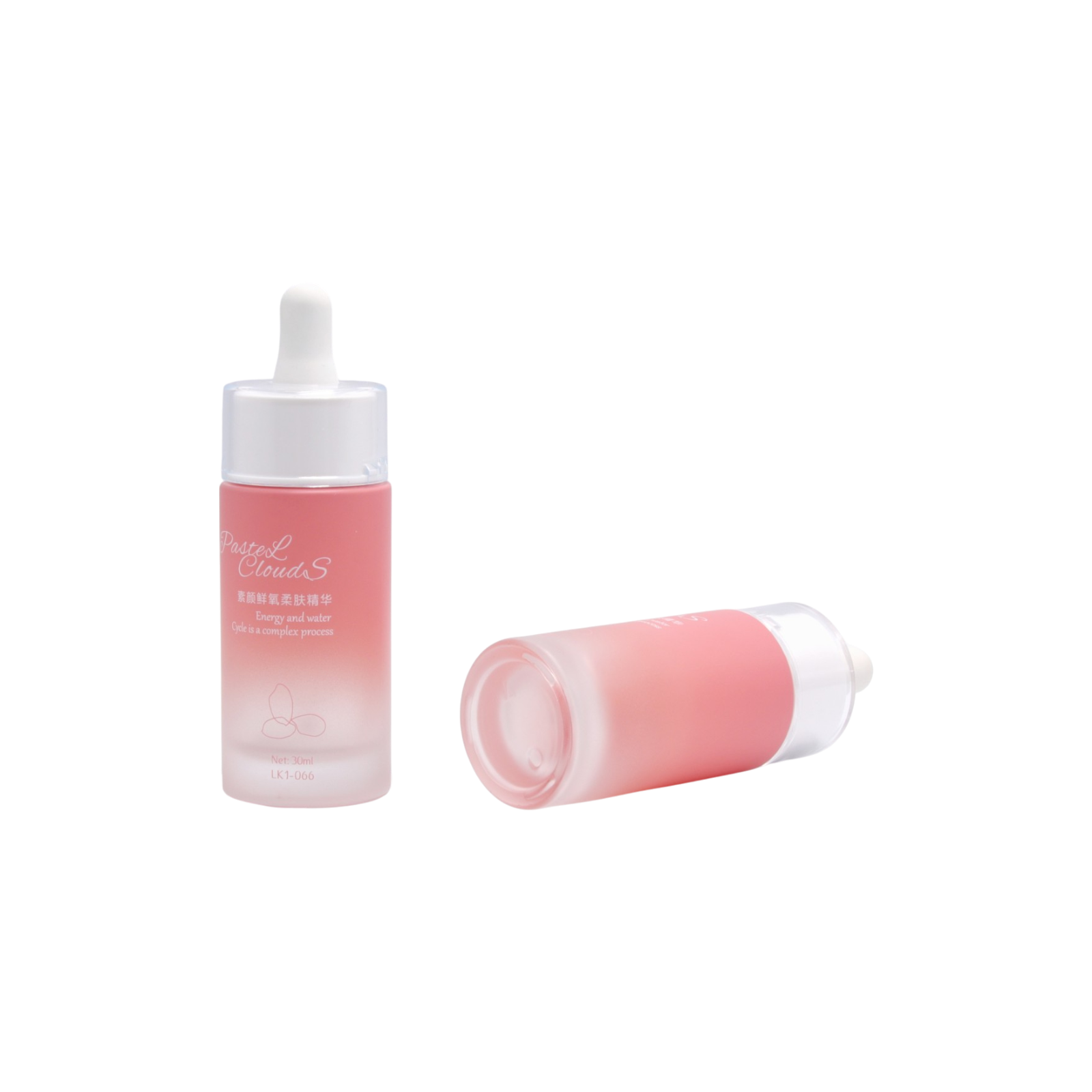 1oz Glass Cylinder Dropper Bottle with Bulb Dropper