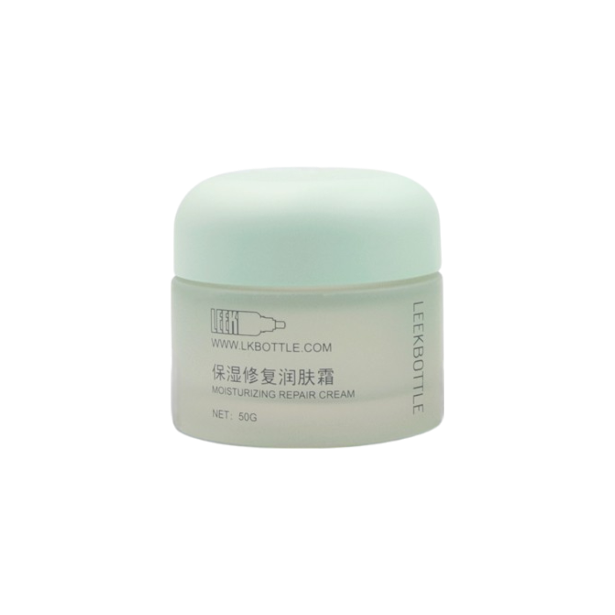 1.7oz Glass Straight Sided Jar with Flush Domed Closure