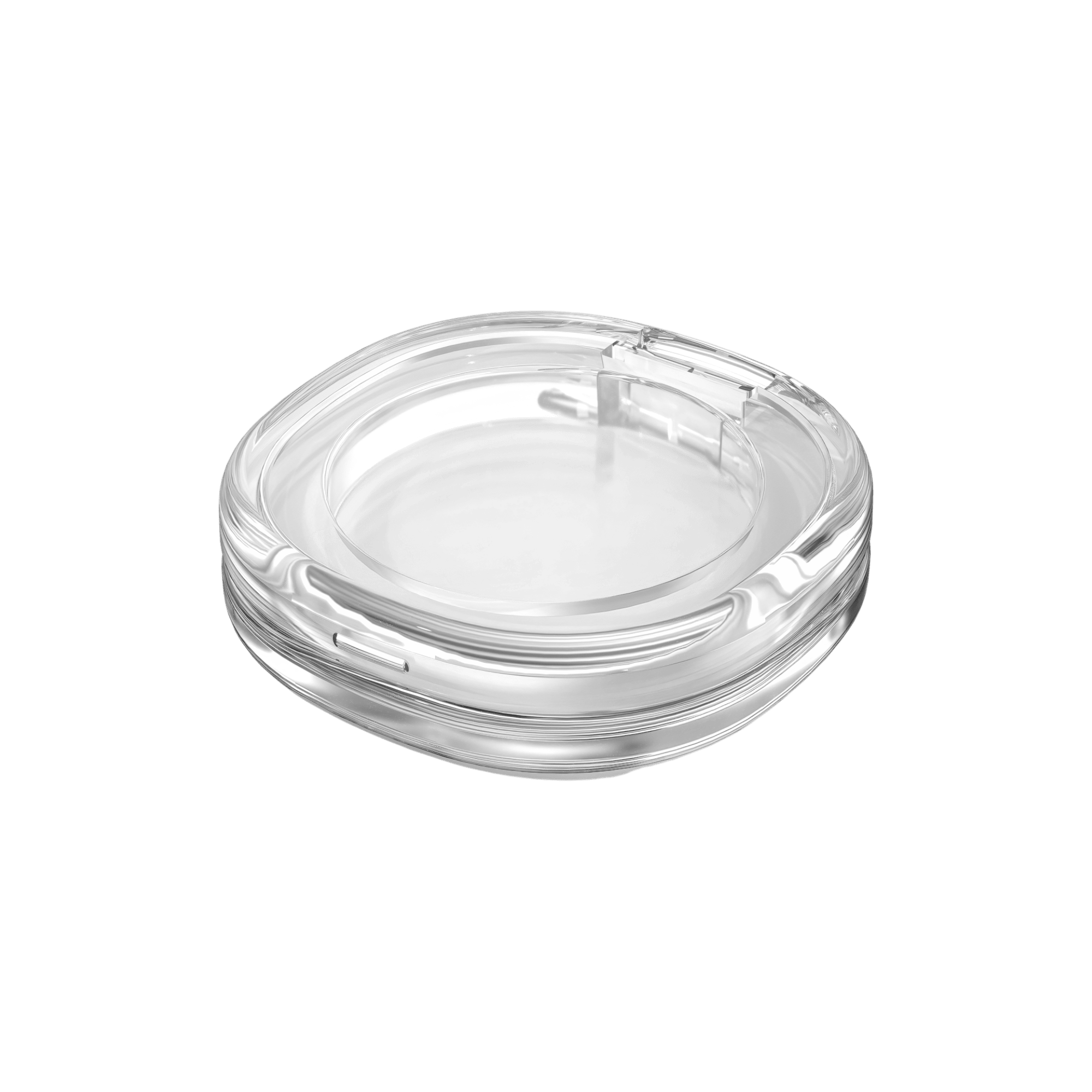 PMMA Round Transparent Single Pan Compact
