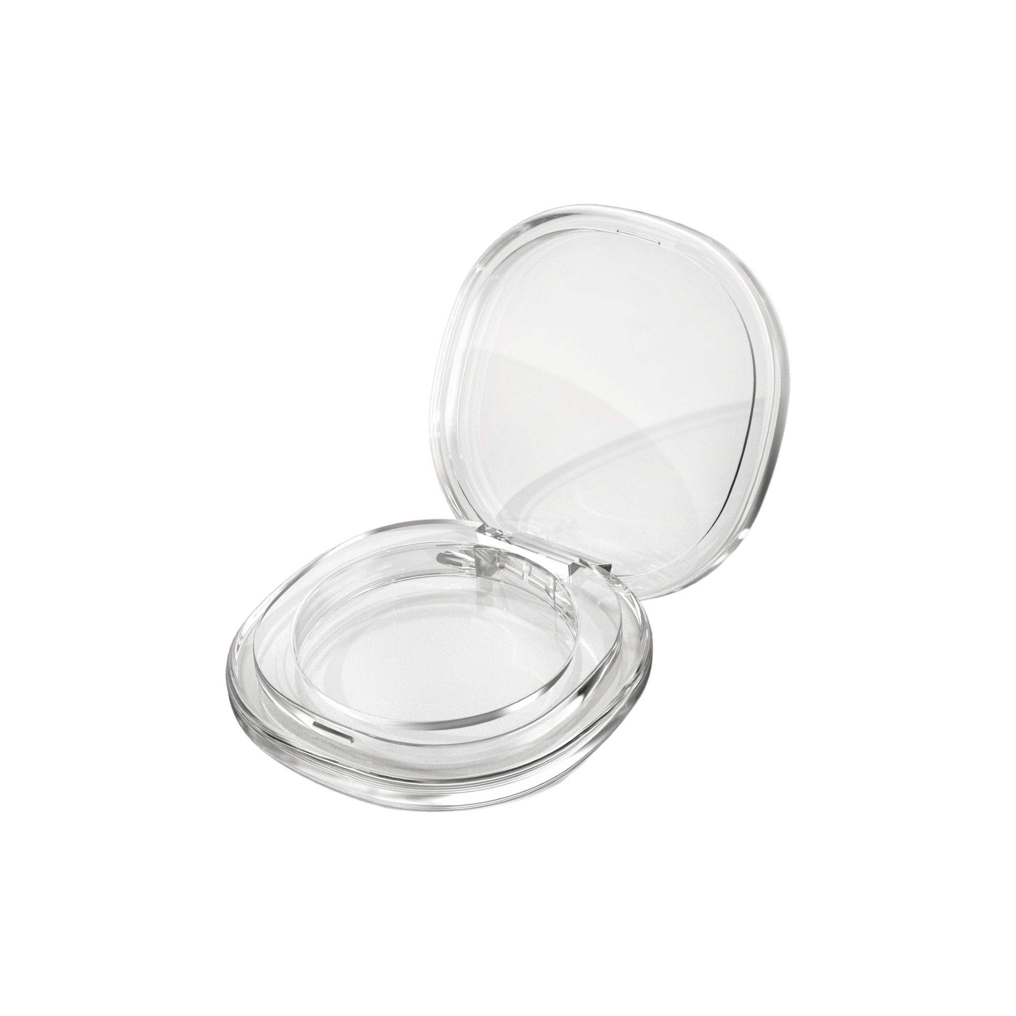 PMMA Round Transparent Single Pan Compact