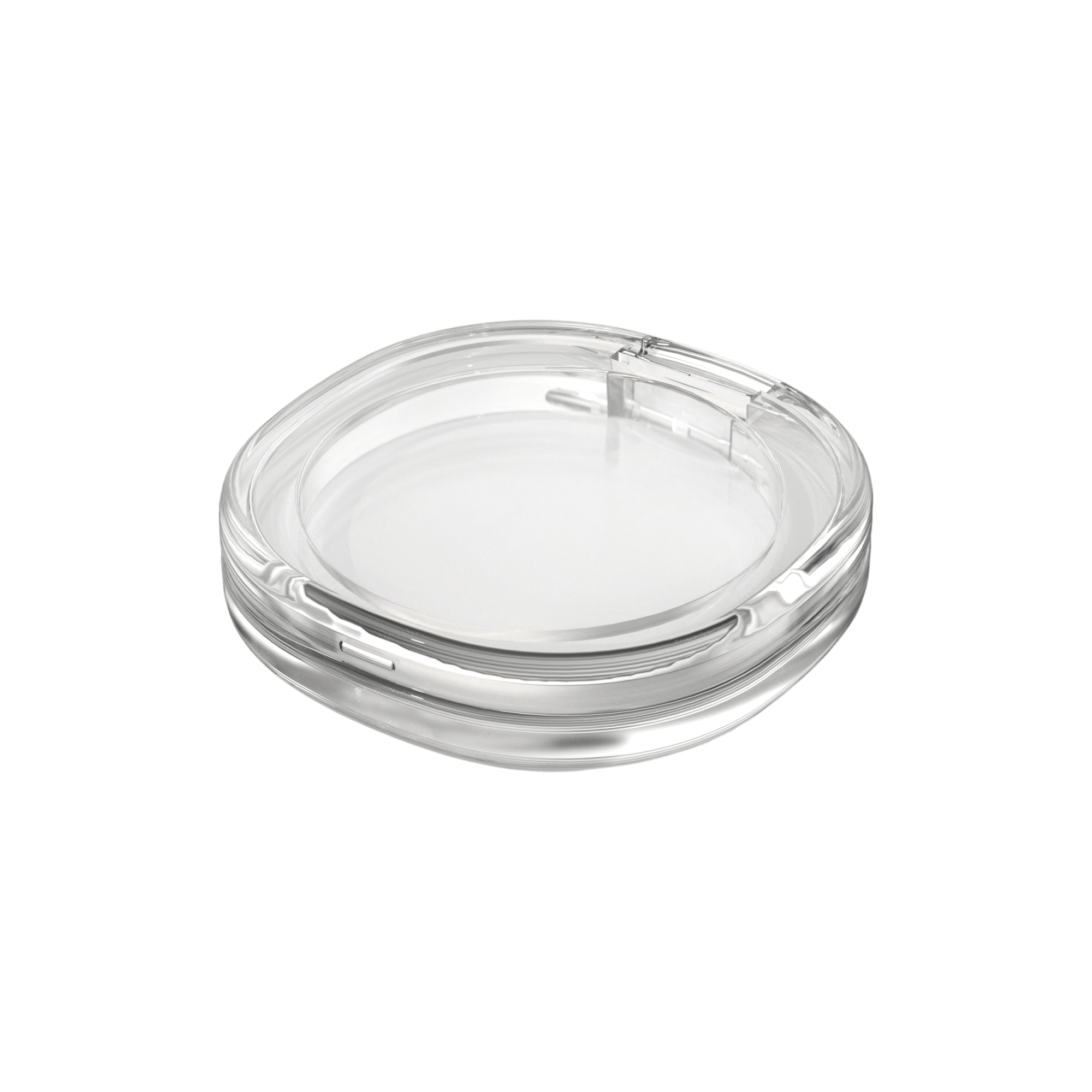 PMMA Round Transparent Single Pan Compact
