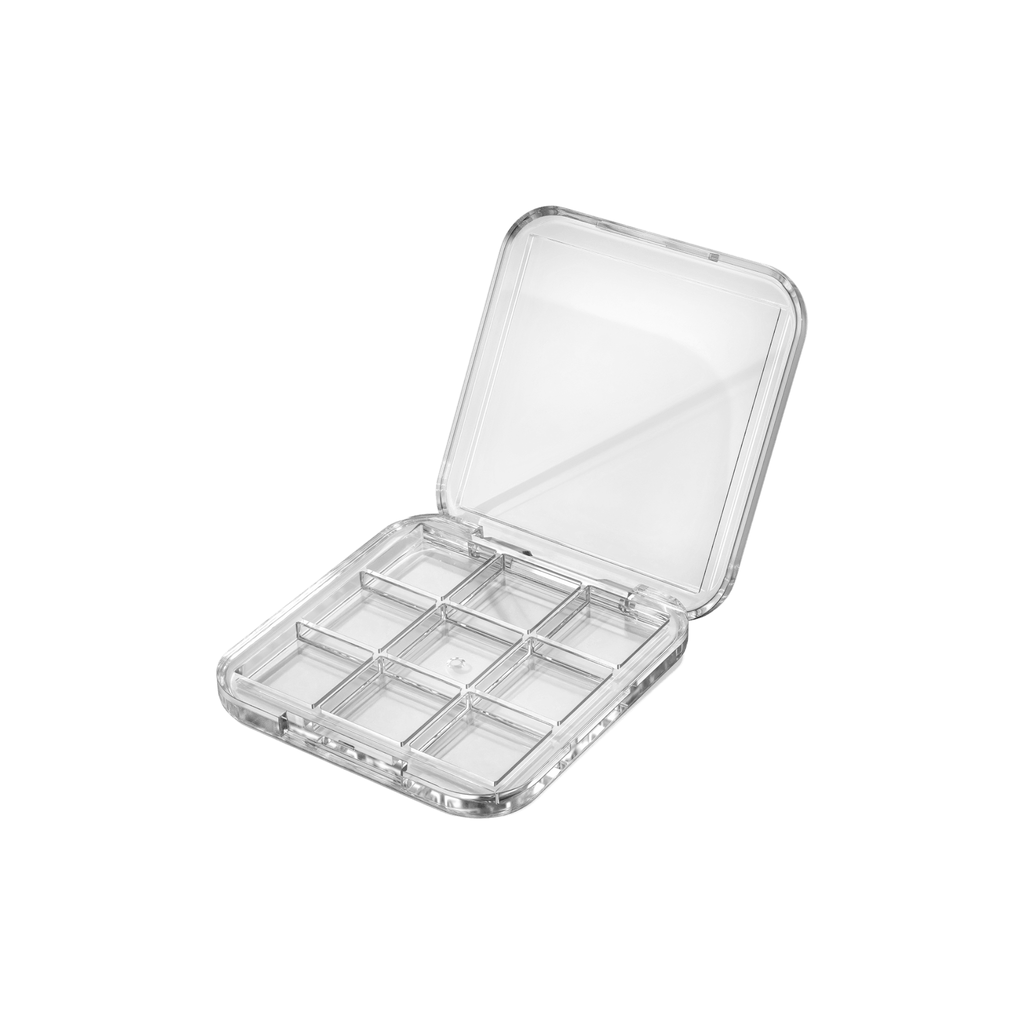 PMMA Square Transparent 9 Pans Compact
