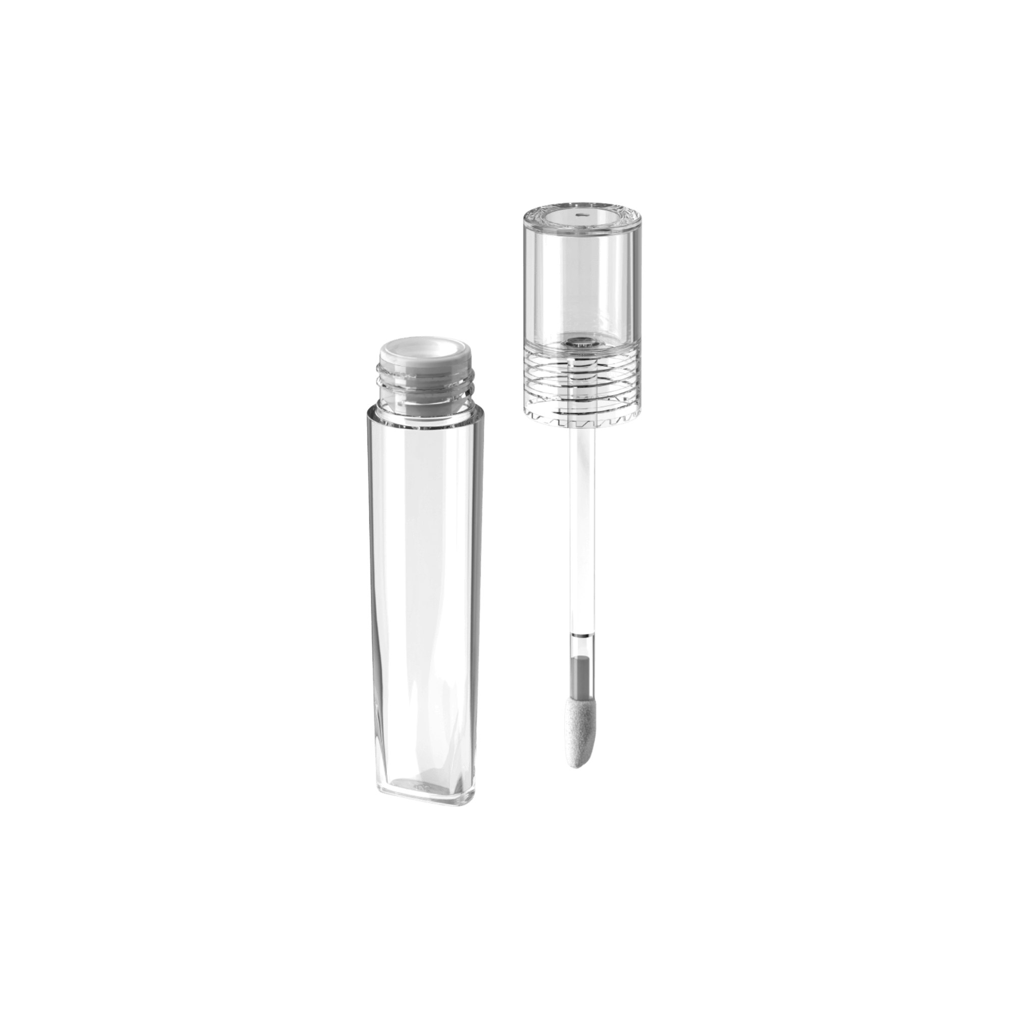 0.2oz PETG Cylinder Lip Gloss Tube