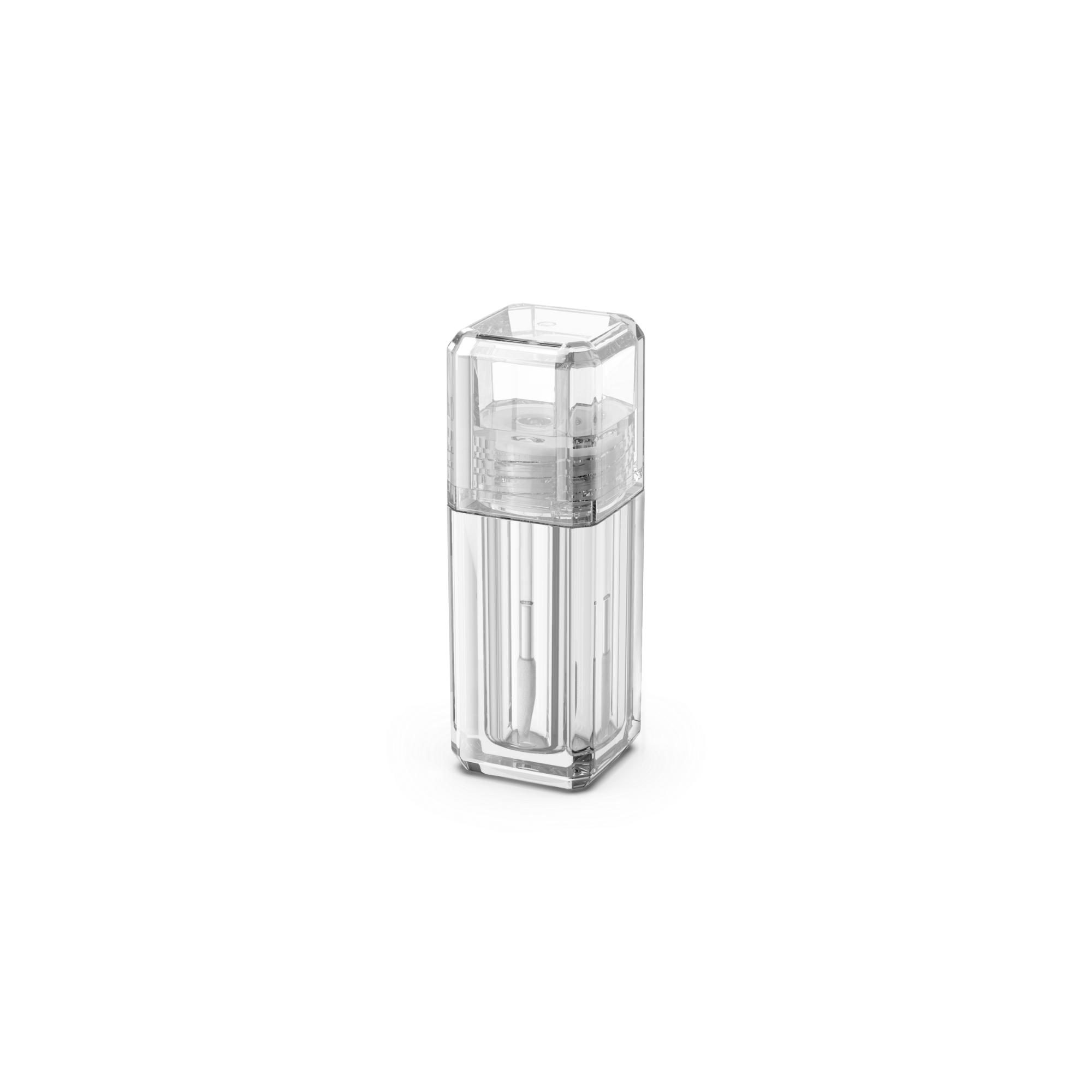 0.2oz PETG Square Lip Gloss Tube