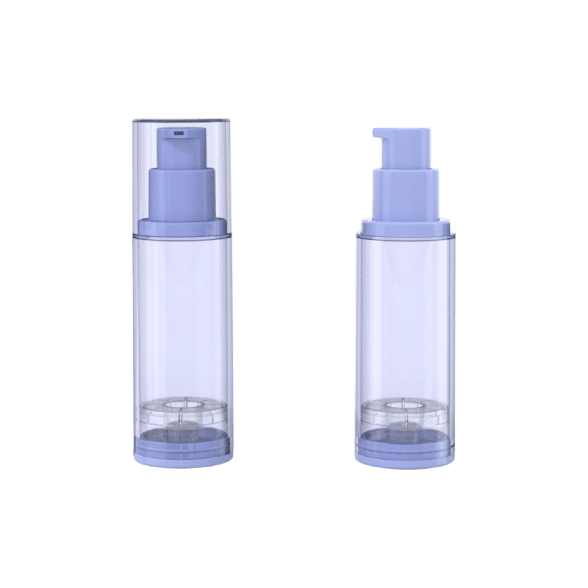 1oz PP Metal Free Monomaterial PP Airless Bottle