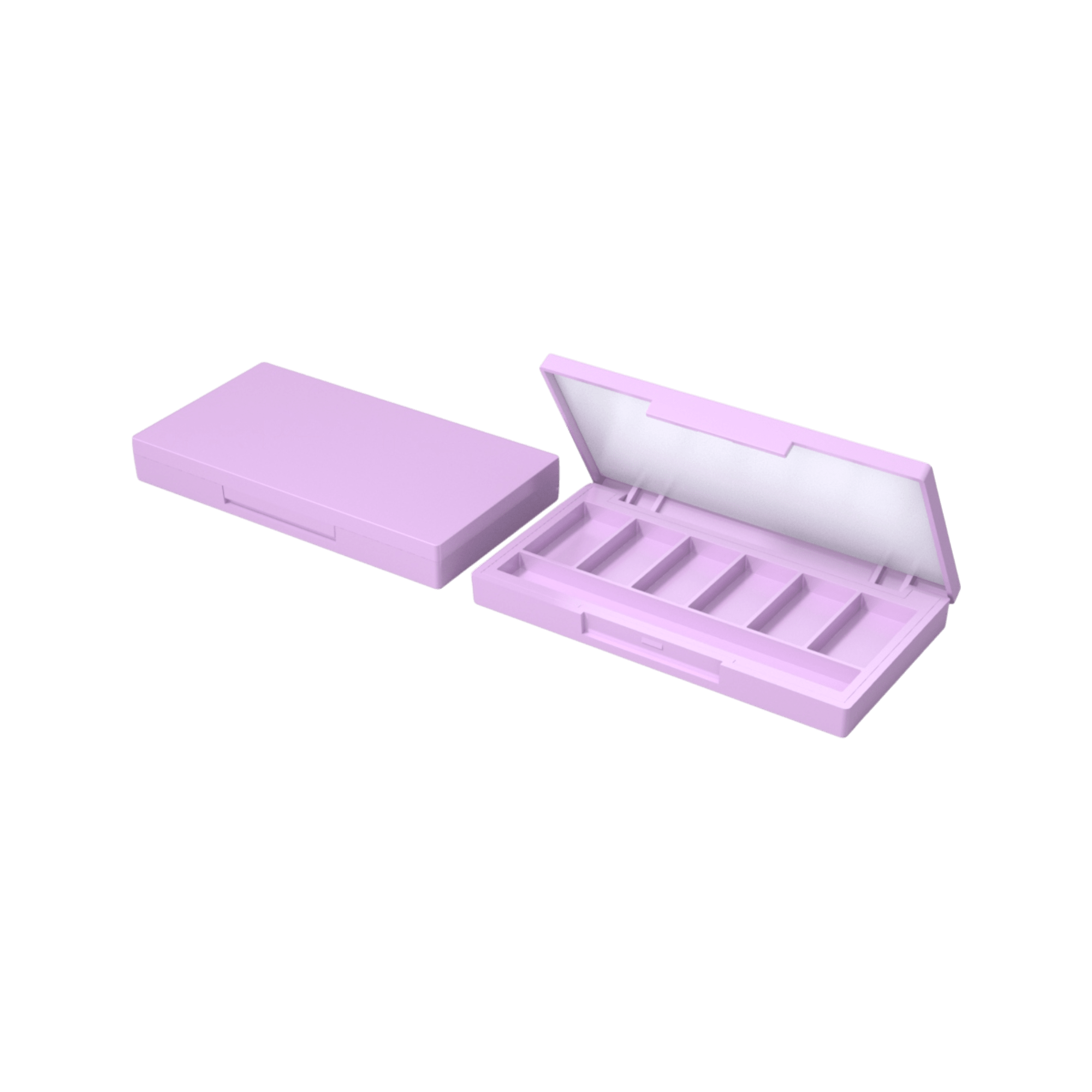 ABS Rectangular 6 Pans Compact